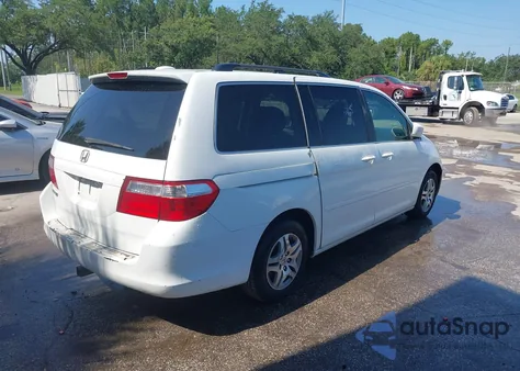 2007 Honda Odyssey Ex-L из США, поврежденный, VIN 5FNRL38787B405102